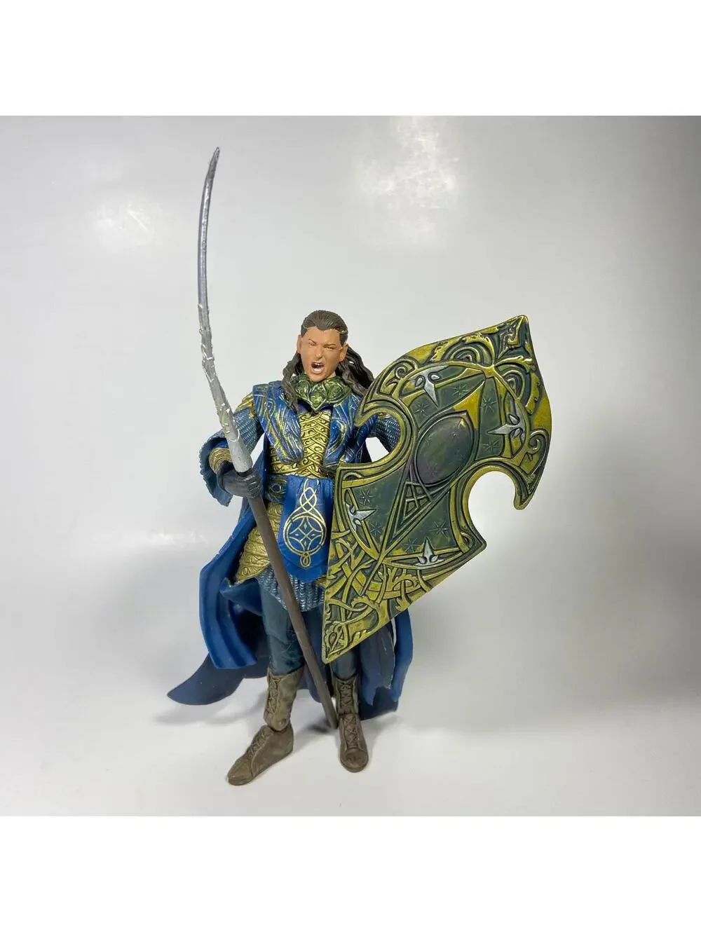 7” 2004 Toy Biz Lord Of The Rings Gil-Galad Spear-Attack Action Figure -COM